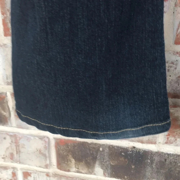Paige Dark Wash HH Boot Denim Jeans - Picture 8 of 13